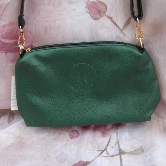 NWT 2 Tone Faux Leather Bag by D. Kelly Japan (made in China) - Picture 3 of 13